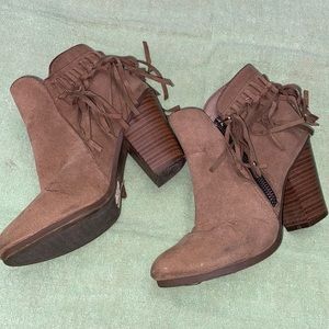 Fringe Booties S 5.5